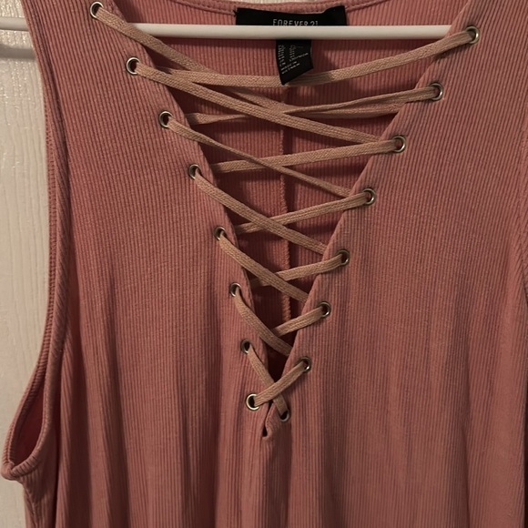 💐Lace up front bodycon dress - Picture 3 of 5